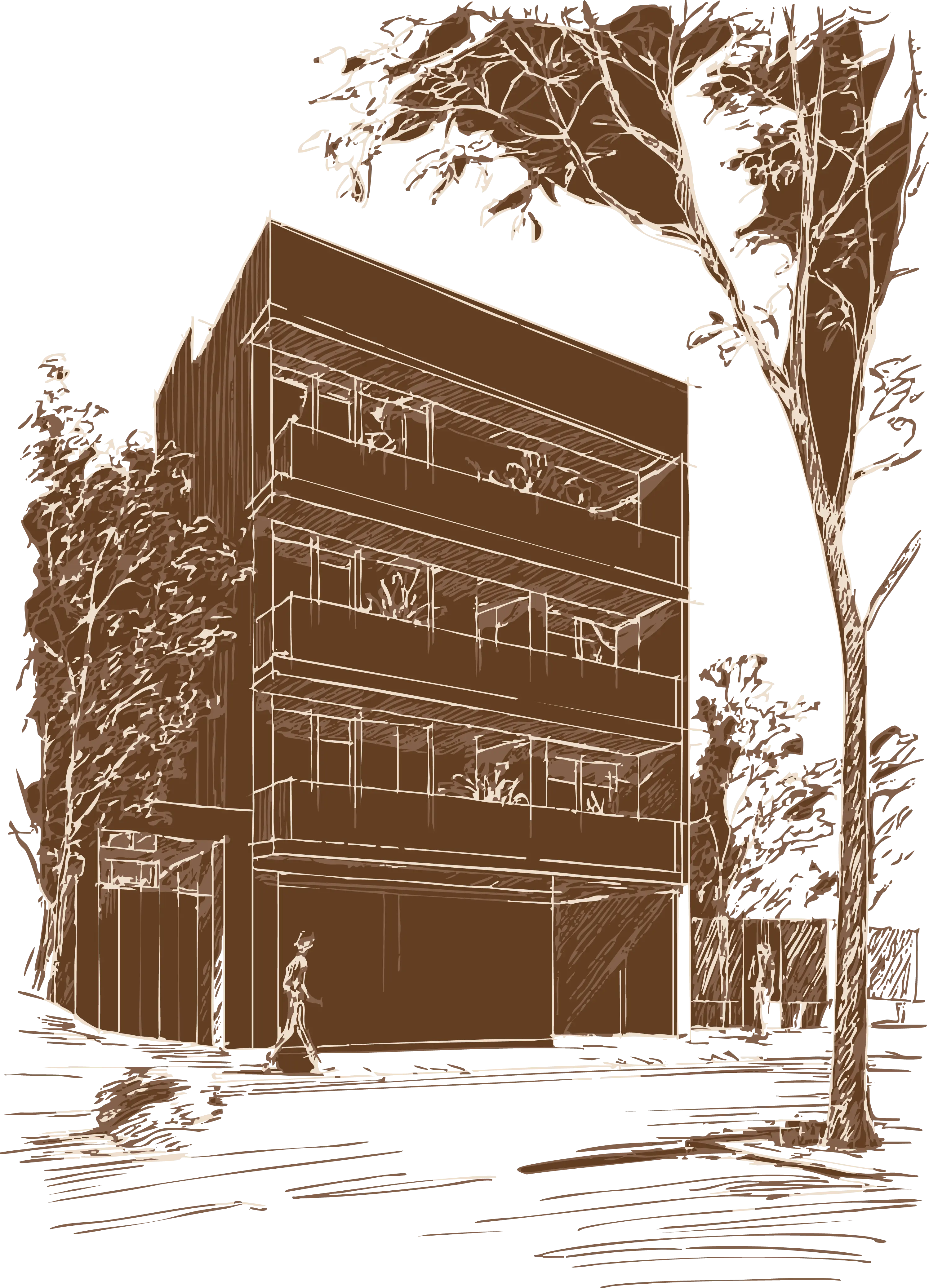Dibujo edificio